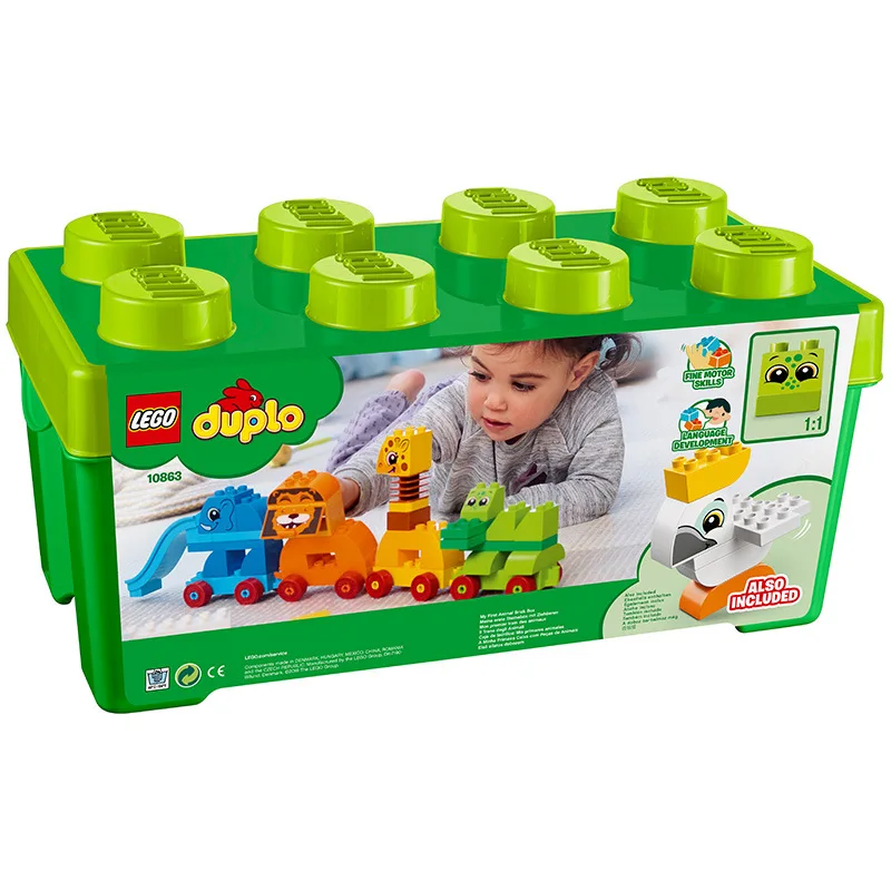 LEGO Duplo Series 10863 My Creative Animal Parade Lego Inserted Building Blocks Toy Gift
