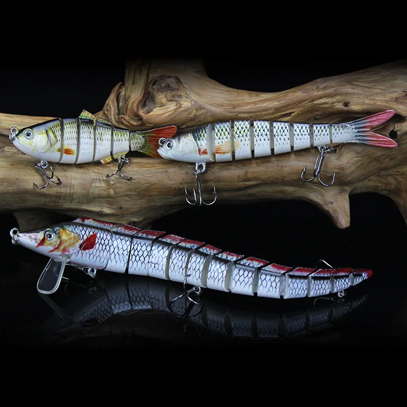 Swimbait Приманка Multi Соединённые рыболовные приманки 6 сегментов, похожая на настоящую искусственная жесткая приманка крючок для рыбной ловли воблеры 2 крючок Cebo