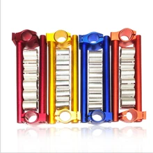 Универсальный Гоночный Регулируемый зажим cnc на Ons вилка Руль Ручка Бар Кафе Гонщик мотоцикл для Универсальный 7/" 22 мм