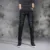 Mens Denim Skinny Jeans Straight Full Length Pants with Micro Elasticity Slim Pants for Man Fashion Mid-waist Jeans 4