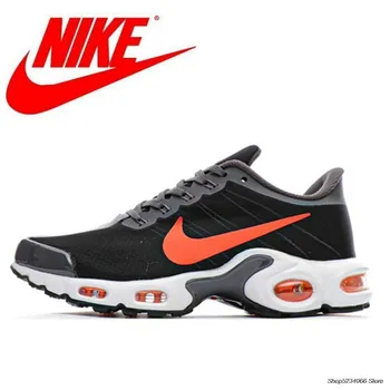 

Original Nike Air Max Plus Tn Zoom Pegasus Turbo Men's Air Cushion Running Shoes Size 40-45 Black Orange Logo comfortable