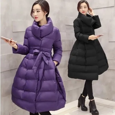 

2020 New Winter Jacket Women Parka Thick Down Cotton Coat Korean Long Winter Clothes Puffer Parkas Para Mujer KJ2594