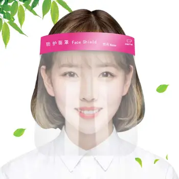 

Protective Adjustable Anti Droplet Dust-proof Full Face Cover Mask Visor Shield Full face protection dust shield baffle