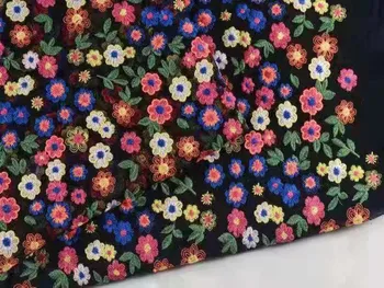 

High-quality boutique floral embroidery French mesh African lace fabric is suitable for high-end dress skirts DIY ladies clothin