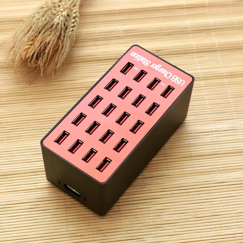 USB зарядное устройство для телефона 20 портов зарядное устройство 20A многопортовое умное зарядное устройство для планшета быстрое зарядное устройство