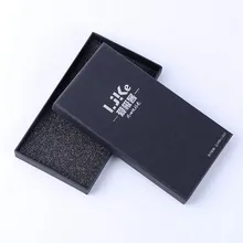Изготовленный на заказ логотип рельефный Ультрафиолетовый матовый черный Жесткий магнитный замок Подарочная коробка оптом, коробка для мобильного зарядного устройства упаковка- DH10841