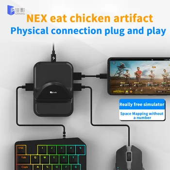 

Gamwing NEX PRO PUBG Mouse Keyboard Android Mobile Phone Special Mobile Game Auxiliary Peripheral Gun Converter For PUBG COD