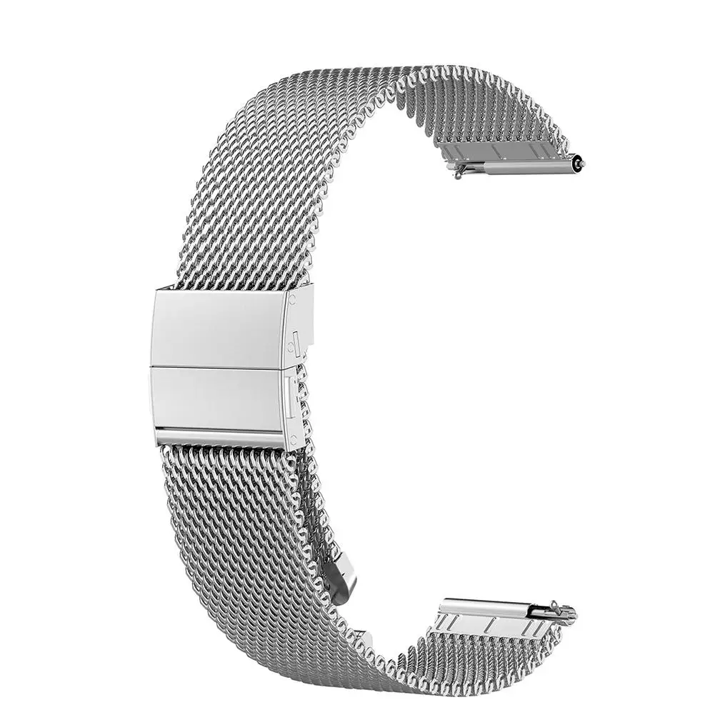 20 мм Миланская застежка на кнопке ремешок для часов Ремешок для Garmin Vivoactive 3 Vivomove HR Vivoactive3