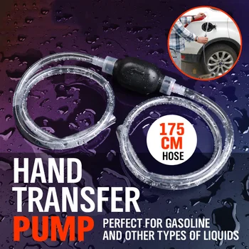 

Car Fuel Gas Pump Petrol Diesel Water Fluid Liquid Hand Pump Largest Manual Hand Siphon Syphon Transfer Pump 3/8" Pipe