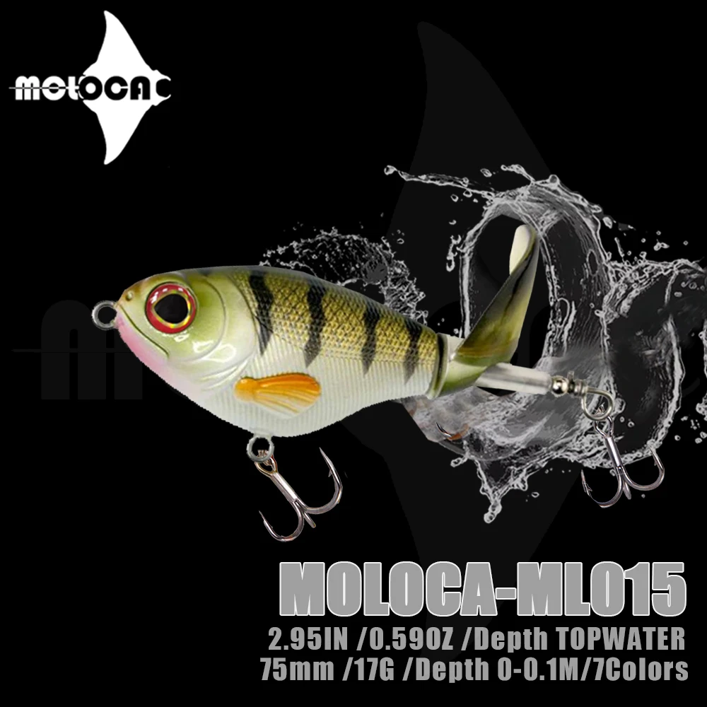 Рыболовная приманка Whopper Plopper плавающая верхняя жесткая для воды вес 17 г