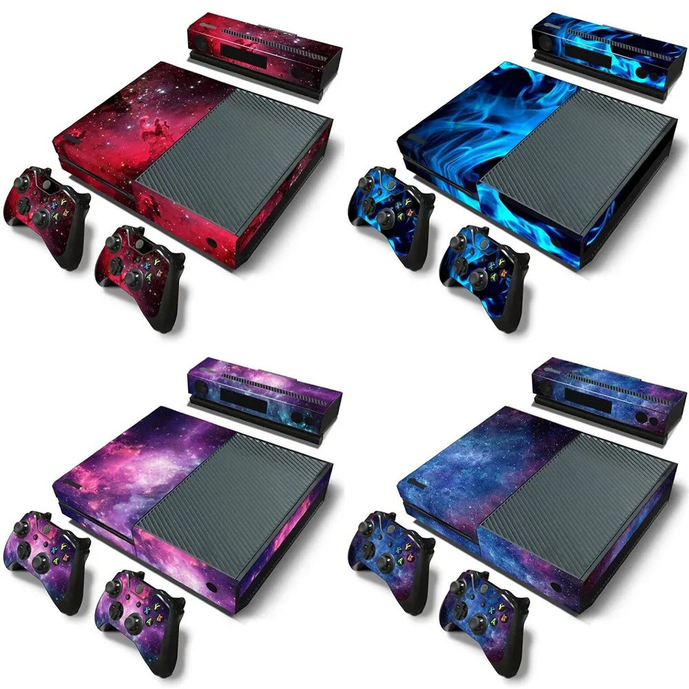 Per Il Xbox One Console Skin Vinyl Sticker Protector Wrap Controller E Cover Kinect
