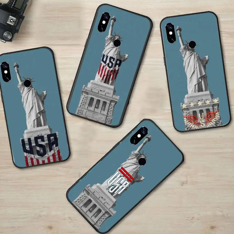 

America USA Flag Phone Case For Xiaomi Redmi 9 8 9t a3Pro 9se k20 mi8 max3 lite 9 note 9s 10 pro