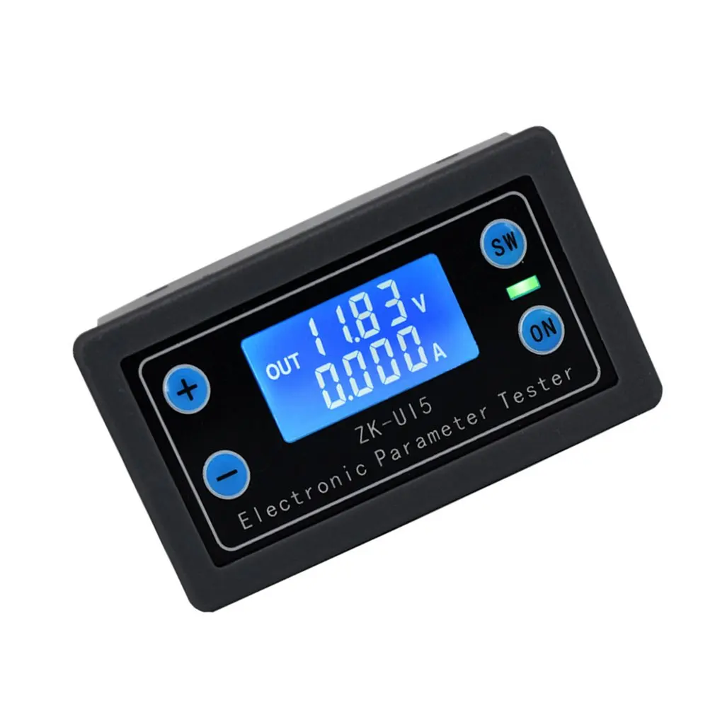 ZK-UI5 Battery Tester Voltmeter Ammeter Electronic Monitor Charger Tester Power Capacity Meter Charge Discharge Controller Sale