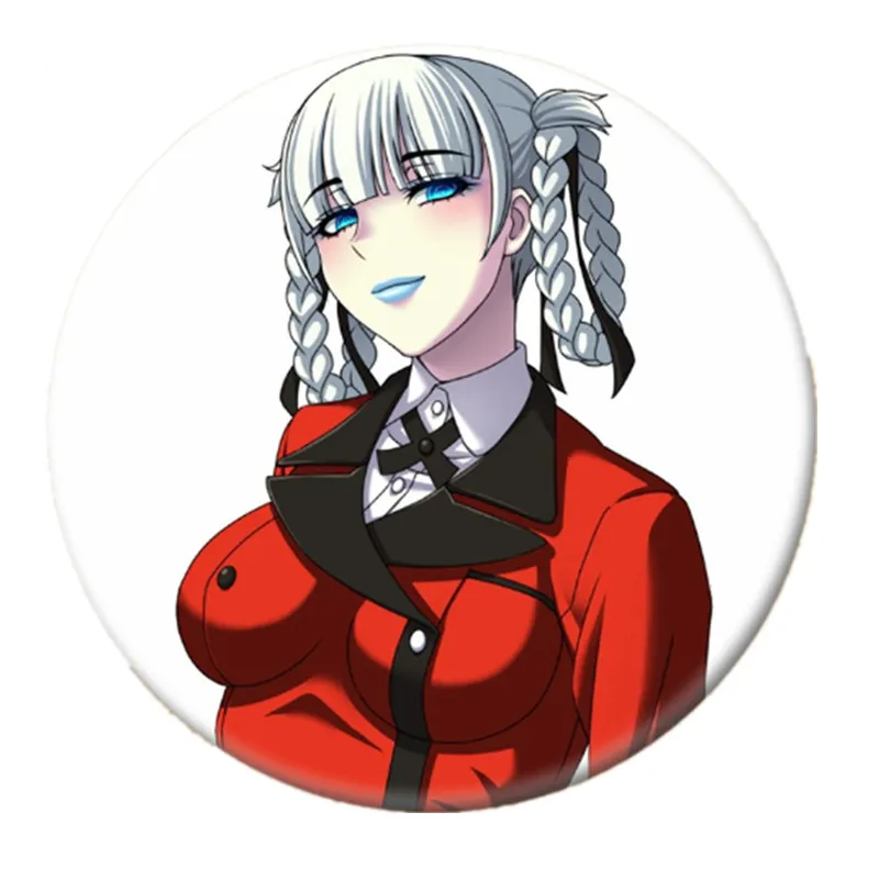 Anime Manga KAKEGURUI Brooch Pin Brestpin Yumeko Jabami Badge For Clothes Backpack Decoration Children's gift