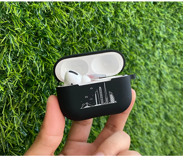 Силиконовый чехол с мировым узором для Airpods Pro, беспроводной чехол для наушников с Bluetooth для Apple Airpods 3, защитный футляр для наушников, чехол