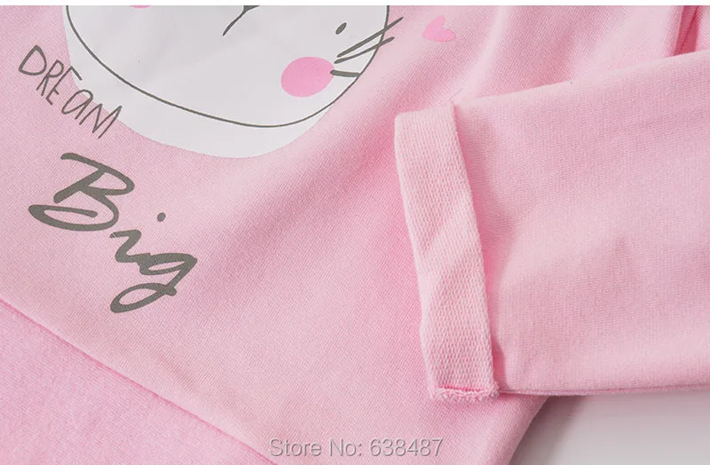 Детские толстовки Bebe; флисовая толстовка для девочек; Одежда для маленьких девочек; свитер с рисунком кролика; хлопковая Футболка; футболки; верхняя одежда