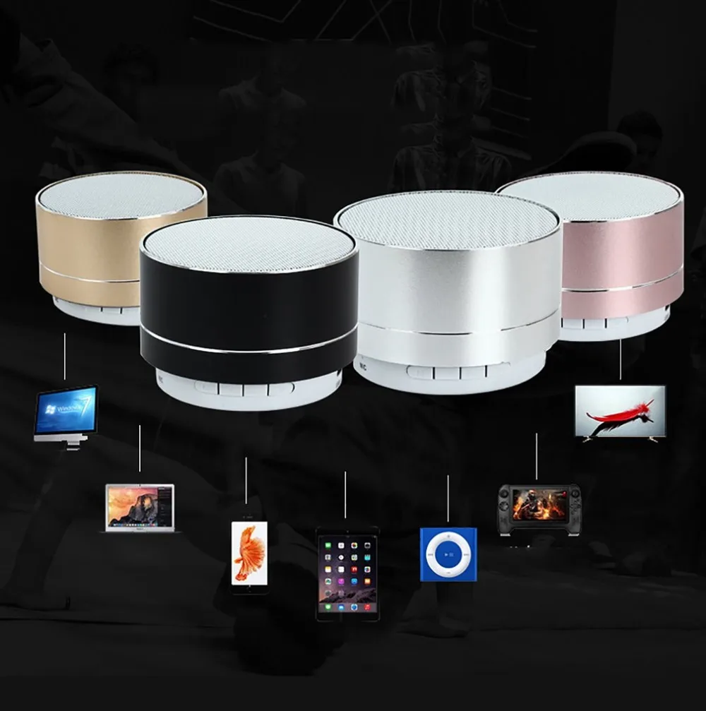 Новый мини динамик для улицы Bluetooth стерео музыкальный сабвуфер портативный