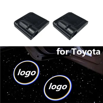

2pcs For Toyota Highlander Camry corolla Reize 4 Runner crown Prado Prius LED Car Door Welcome Light Projector Logo laser light