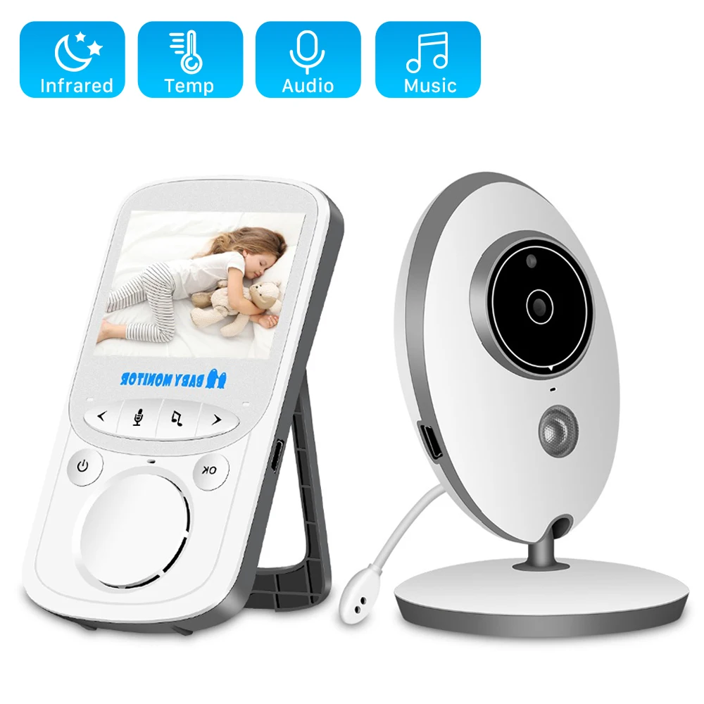 

IMPORX Wireless LCD Audio Video Baby Monitor Radio Nanny Music Intercom 24h Portable Baby Camera Baby Walkie Talkie Babysitter