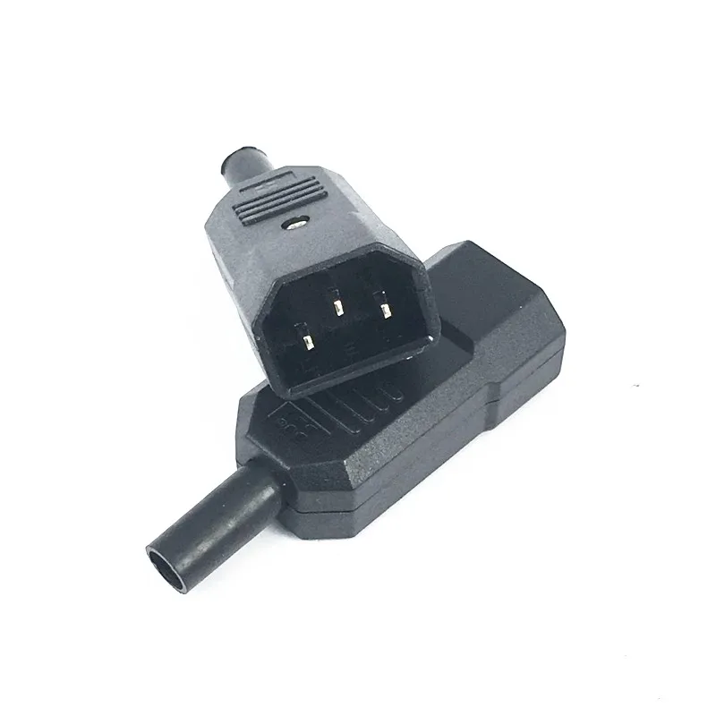 IEC Straight Cable Plug Connector Rewireable C13 C14