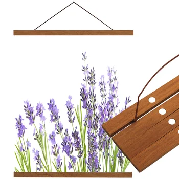 

Hanging Painting Purple Lavender Scroll Painting Living Room Wall Decoration Artwork Classic Scrolls Poster