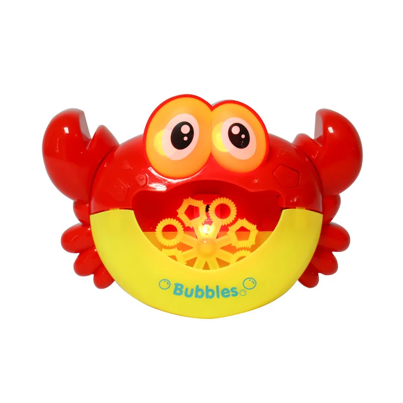 Douyin Горячая Краб пузырь машина детская Ванна обучающая игрушка электрическая дующая машина с пузырями светильник