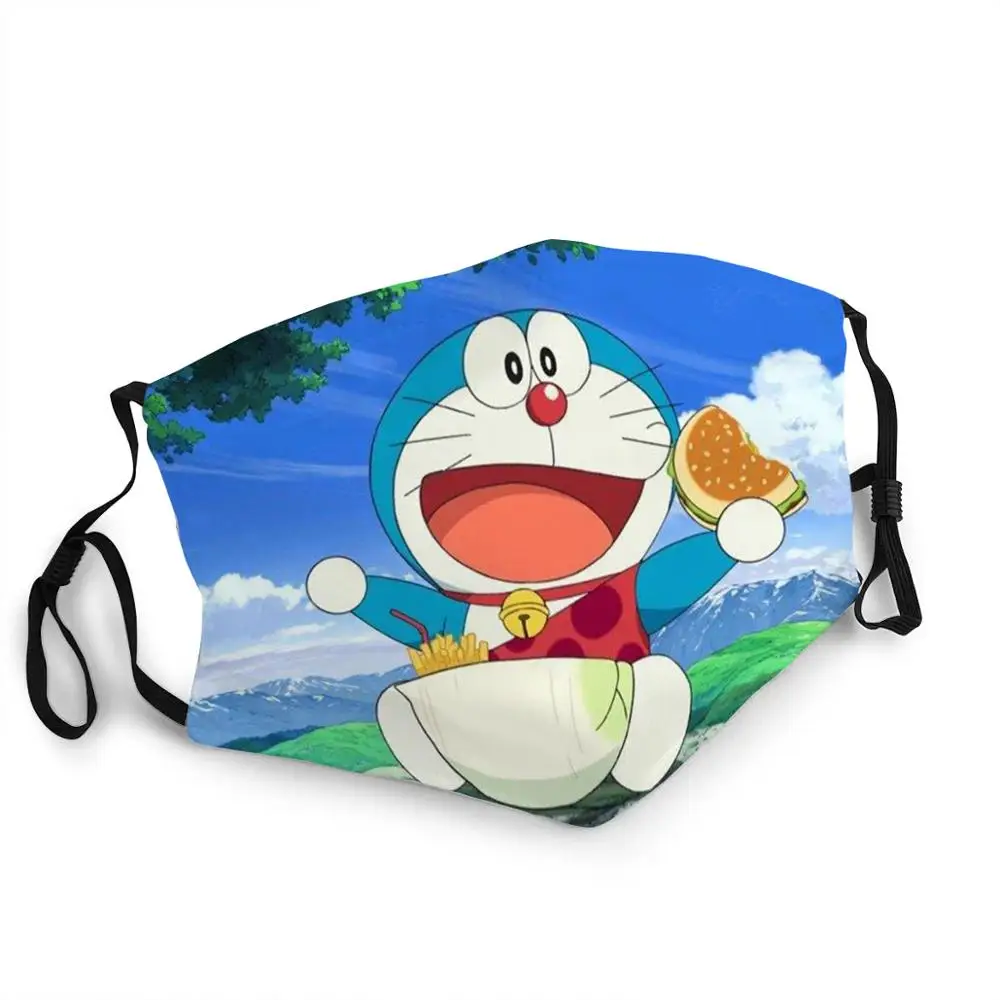 Мультяшная маска на лицо Doraemon экшн фигурка дораэмона игрушечная наклейка для