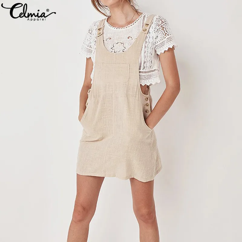 summer pinafore dress