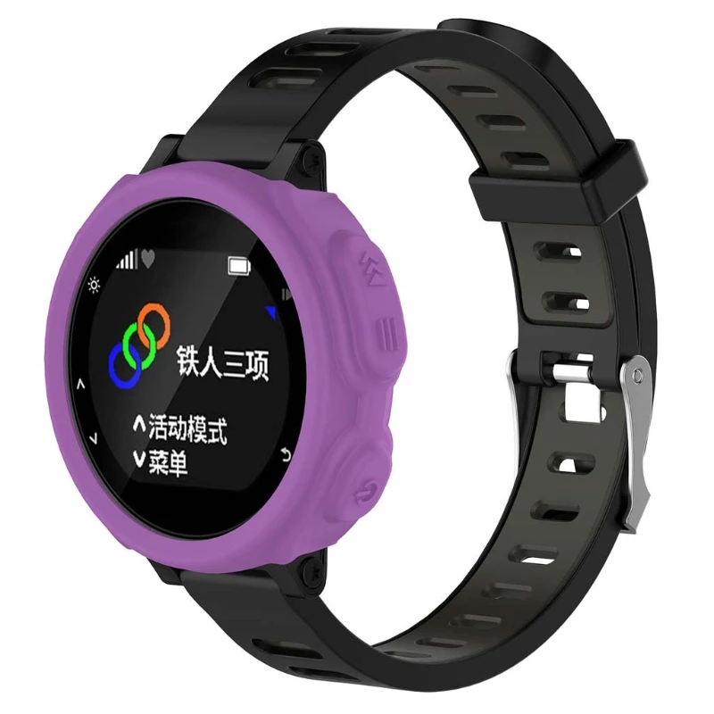

Silicone Skin Protective Case Cover For Garmin forerunner235 735XT Sports Watch U50D