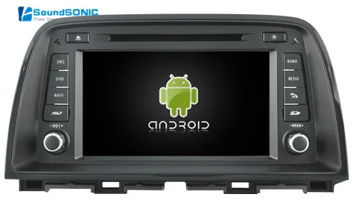 Автомагнитола с четырехъядерным процессором Android 4.4.4 для Mazda CX5 сенсорным экраном