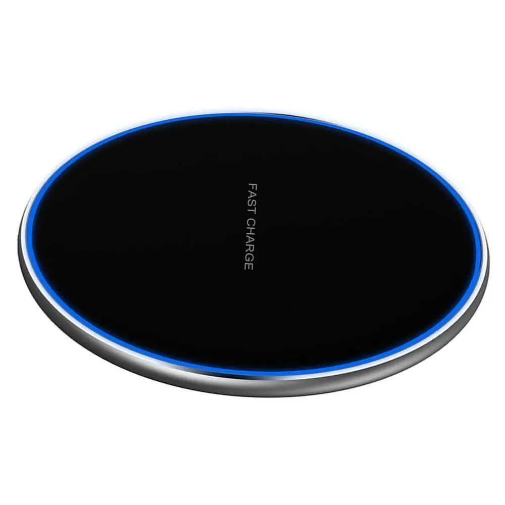 Zm01 Wireless Charger For Samsung Galaxy S8 S9 Fast Wireless Charging For Iphone 8 X Xs Mobile Phone Wireless Charger