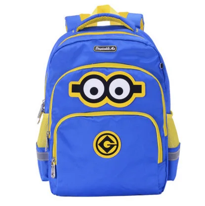 

Meng Eye Young STUDENT'S Backpack Small Yellow People CHILDREN'S School Bags 1-4 Class Young STUDENT'S Multi-functional Protecti