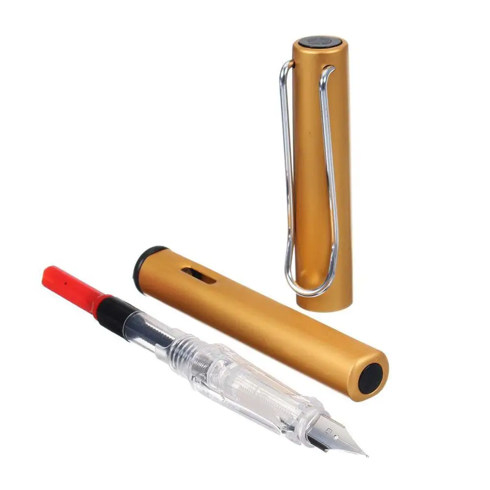 

Factory Direct Sales 0.5mm Transparent Fountain Pen 4 Color Pick Fountain Pens Writing Portable Office School Pen Supplies