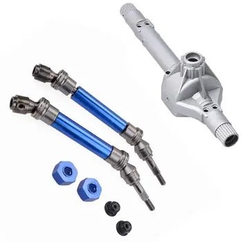 

Speed Alloy Rear Axle Housing with 2Pcs CVD Steel Front Drive Shaft Assembly Heavy Duty