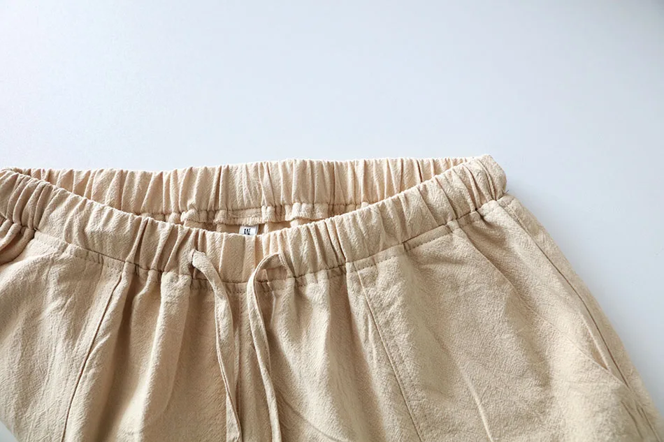 bell bottom jeans Cotton Linen Pants for Women Stacked Loose Vintage Plus Size Solid Basic High Waist Wide Leg Khaki Trousers Summer Women's Pants gloria vanderbilt capris