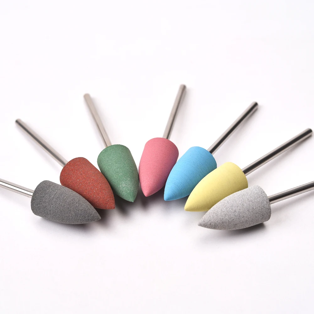 Rubber Silicone Nail Drill Bit Milling Cutter Polishing Tools Nail Buffer Bits Manicure Drill Accessories 28 Types nail art tools nail drill bit nail drill bits nail manicure tools nail manicure accessories
