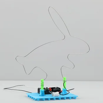 

STEAM Toy Educational DIY Physics Experiment Circuit Acoustic Optoelectronic Technology Production Cross Fire Line Invention