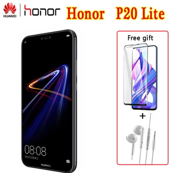 

Honor P20 Lite / Nove 3E Cell Phone Kirin 659 5.84" FHD 4GB 128GB Face unlock Dual Camera Huawei
