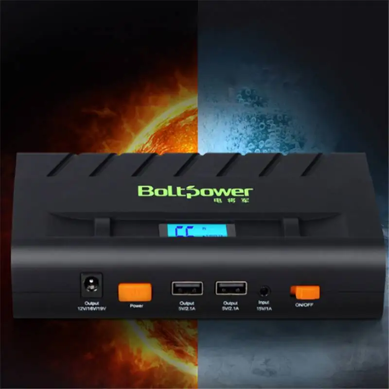 13600mAh внешний портативный аварийный банк питания USB Автомобильное Стартер зарядное устройство 12V 16V 19V аккумулятор блок питания бустер