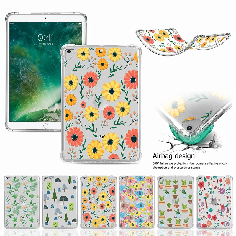 Чехол Funda для iPad 6-го поколения чехол Apple 6 2018 9 7 A1893 A1954 силиконовый мягкий из ТПУ