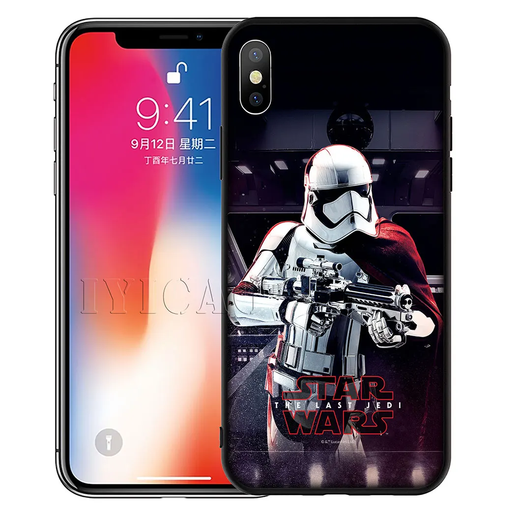 IYICAO Звездные войны комикс Дарт Мягкий силиконовый чехол для iPhone 11 Pro Max XR X XS Max 6 6S 7 8 Plus 5 5S SE чехол для телефона