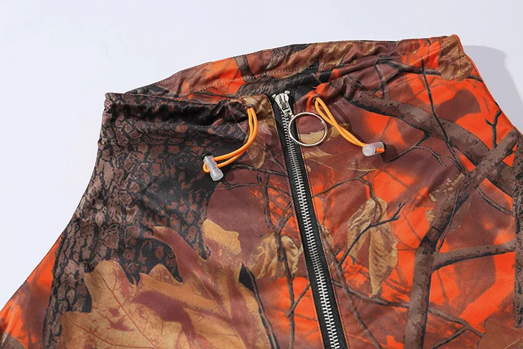 Тренч в стиле хип-хоп для влюбленных; ветровка камуфляжного цвета; модная