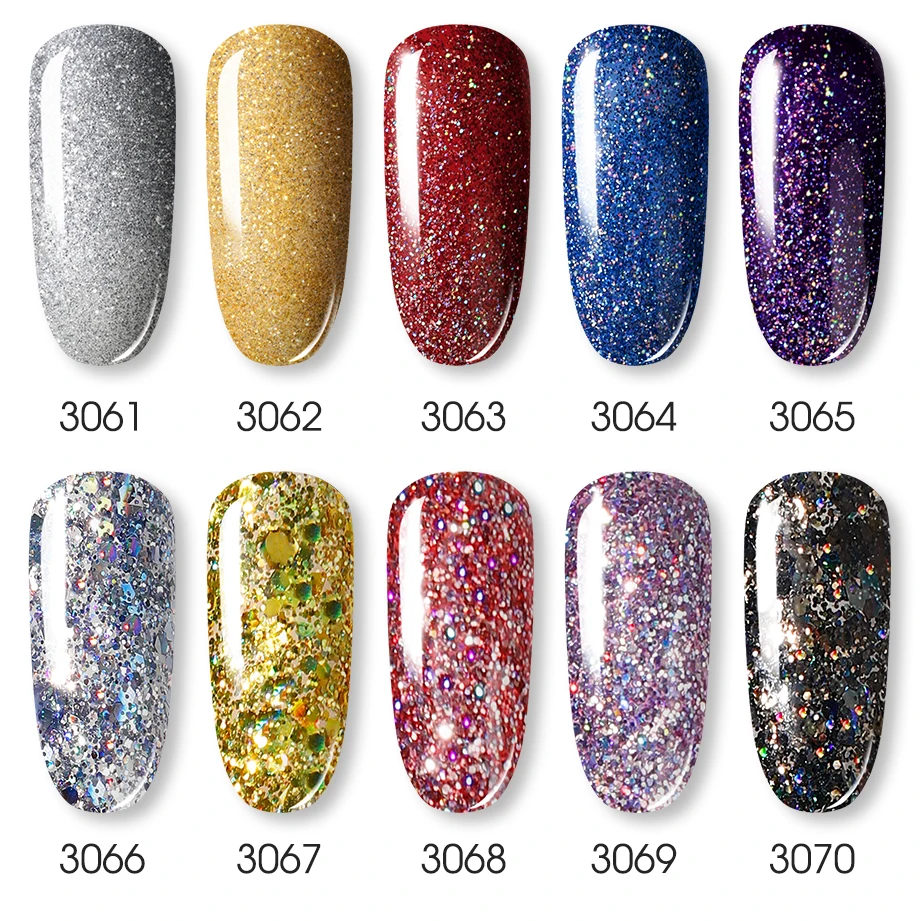ROSALIND 8ml Gel Nail Polish Shiny Matte Effect Gel Polish For Manicure Nail Art Design Semi Permanent Painting Varnishes Gel
