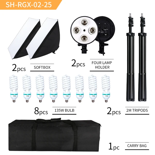 8pc 135W light