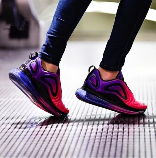 Аутентичные кроссовки для бега для женщин от Nike Air Max 720, Классические Легкие кроссовки для фитнеса градиентного цвета, хорошее качество, AR9293-500