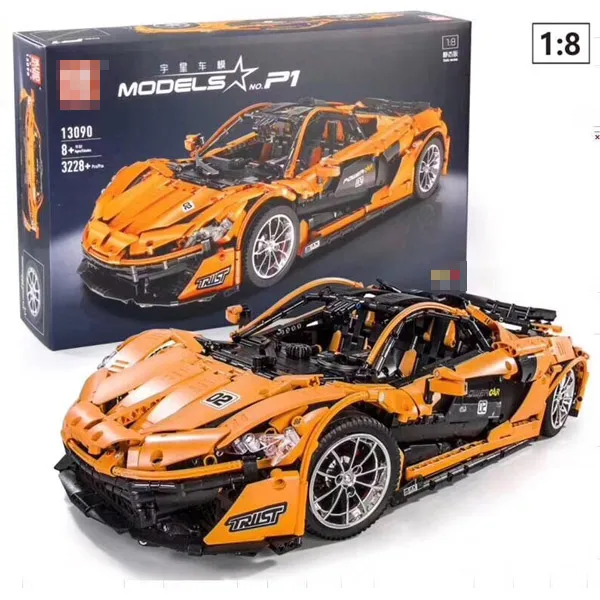 13090 MOC Technic серия спортивный RC гоночный автомобиль дрейф приложение пульт дистанционного управления строительные блоки кирпичи детские игрушки Рождественский подарок