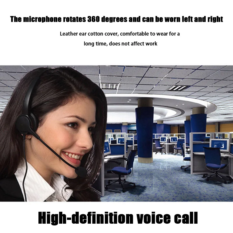 Wired Headset with Microphone Stereo Gaming Headphone for PC Computer Accessories PUO88