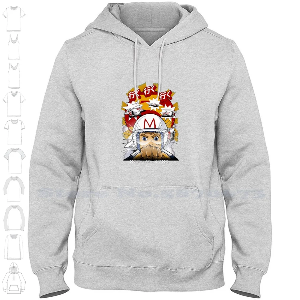 Mach 5 Go Felpa Con Cappuccio A Maniche Lunghe Mach 5 Car Go Go Manga Giapponese Ottobre 21 Speed Vintage Go