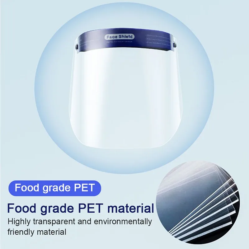 Прозрачная защитная маска HD на все лицо для домашних животных Пылезащитная с