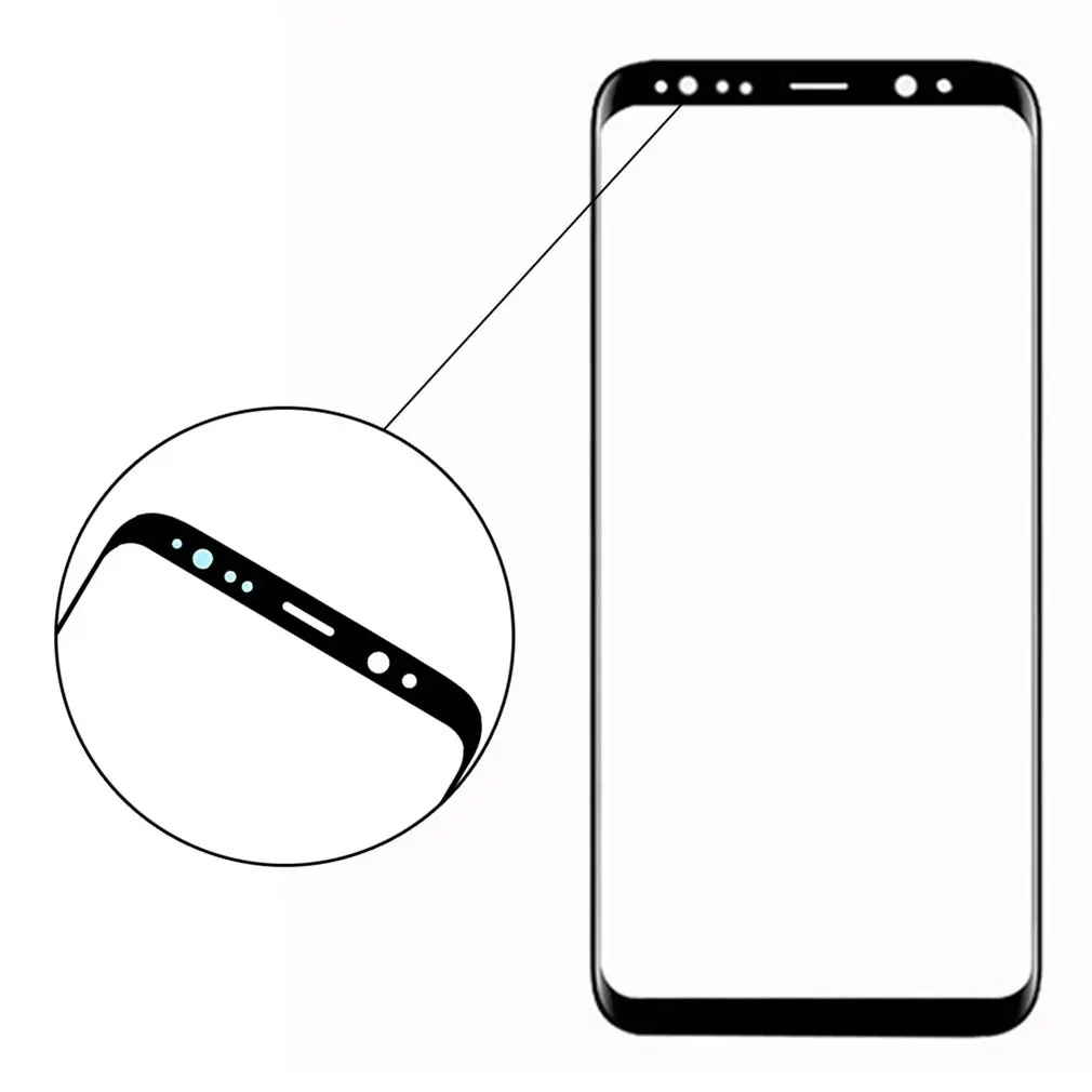 Замена переднего стекла для samsung Galaxy S8 SM-G950 S8+ SM-G955 инструмент для замены стеклянного объектива